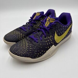 Nike Kobe shoes Men's 9.5 Mamba Instinct Purple Yellow Athletic Shoes Sneakers